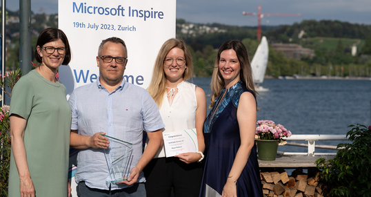 novaCapta ist Schweizer Microsoft Partner of the Year Award 2023